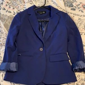 Royal blue blazer